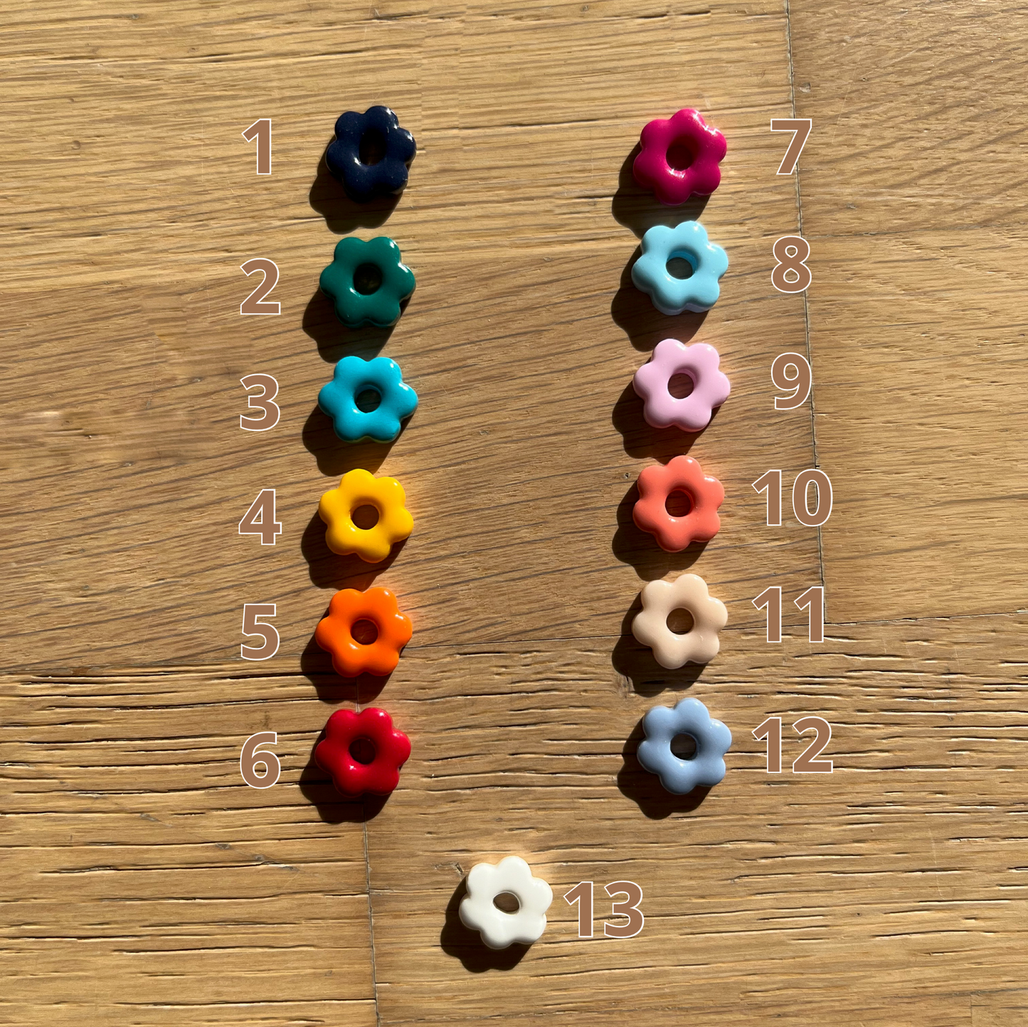 Pampilles mini Camélia unies