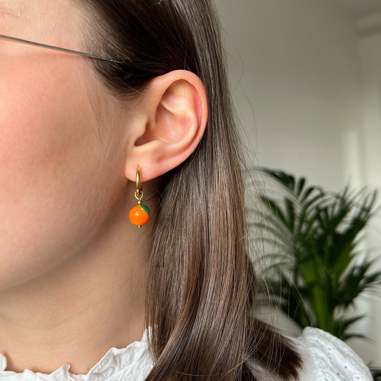 Charms fruits interchangeables pour boucles d'oreilles - Orange 🍊