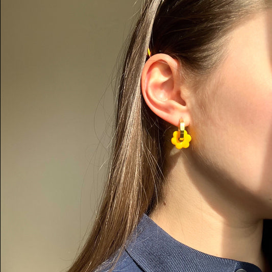 Pampilles mini Camélia unies