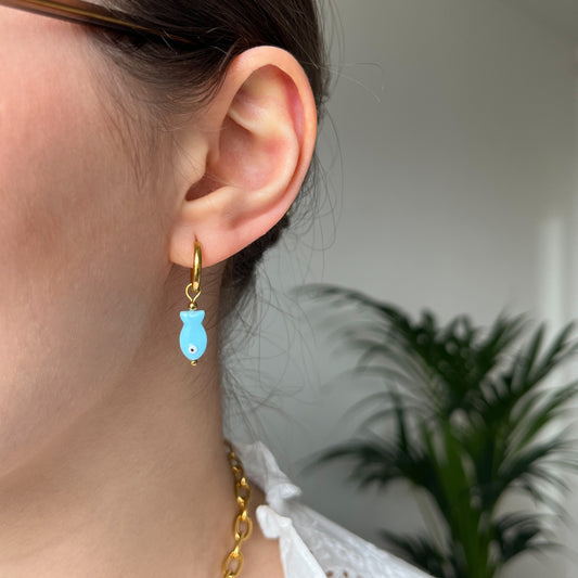 Charms interchangeables pour boucles d'oreilles - Poisson 🐠