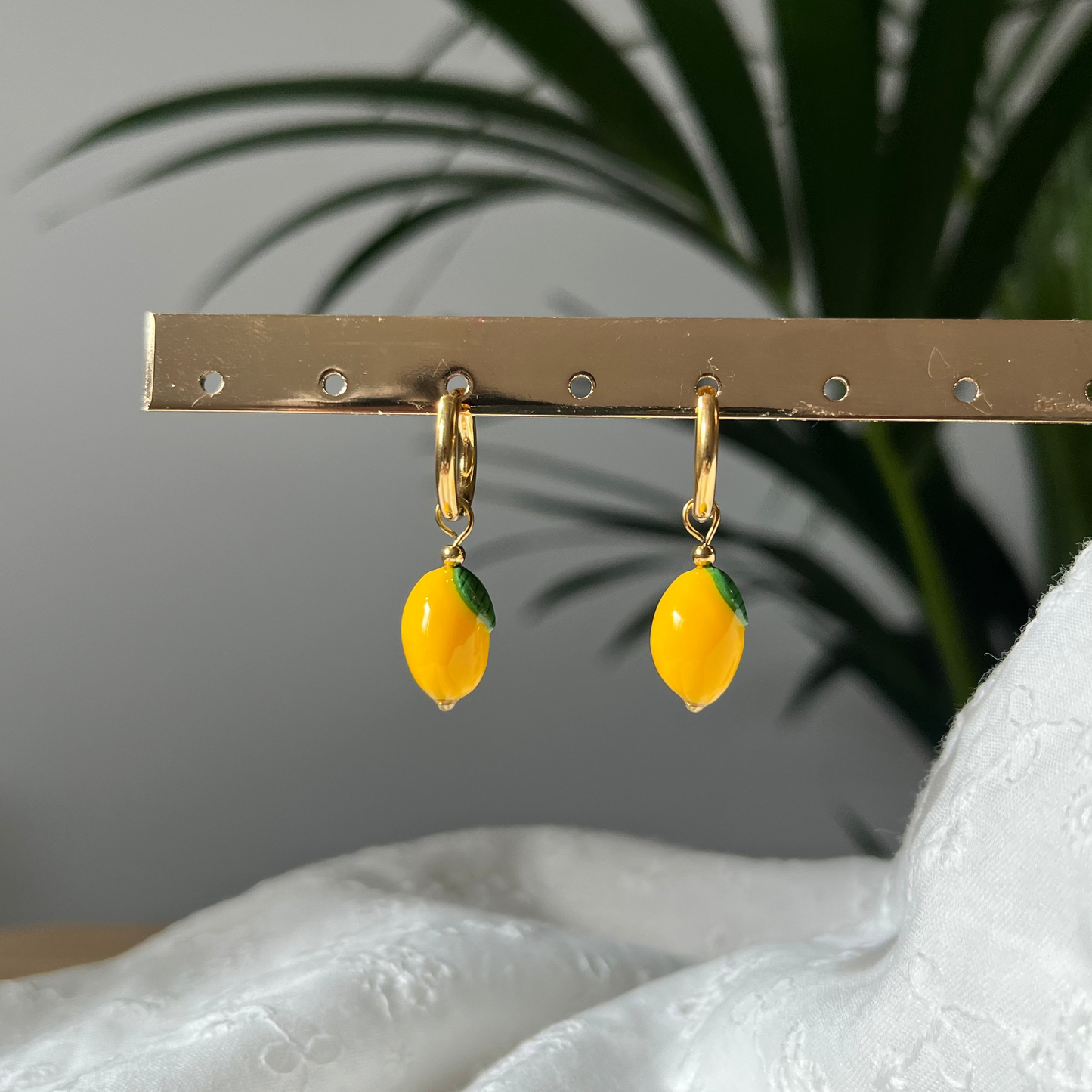 Charms fruits interchangeables pour boucles d'oreilles - Citron 🍋