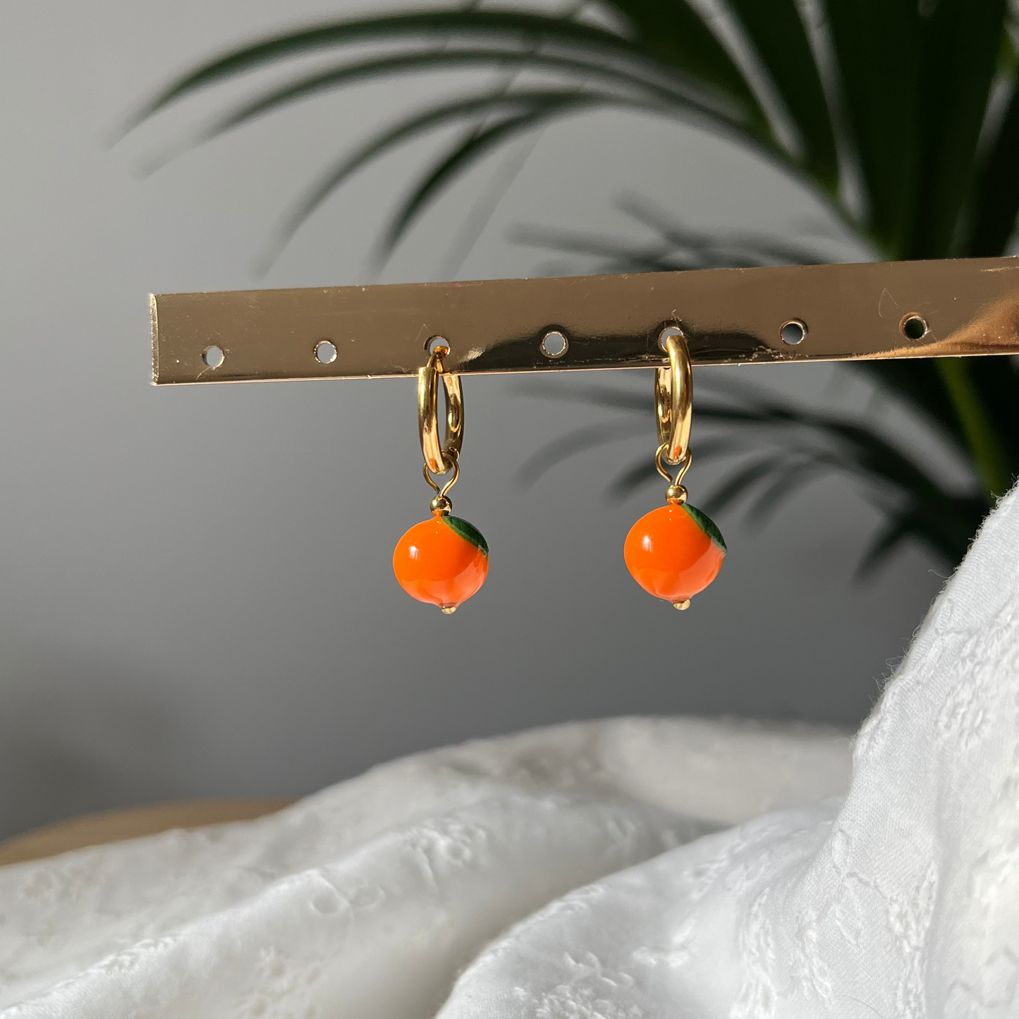 Charms fruits interchangeables pour boucles d'oreilles - Orange 🍊