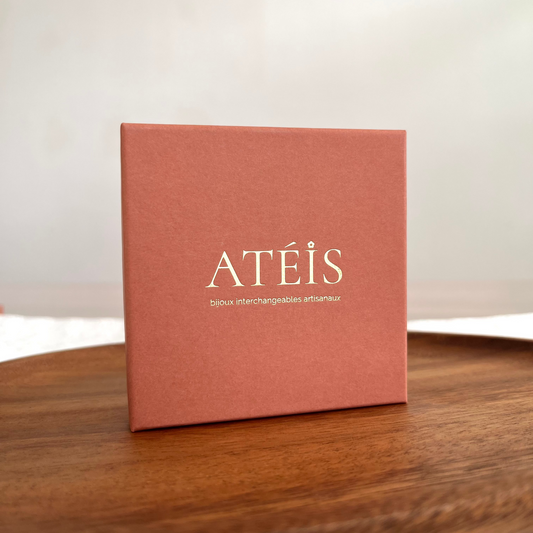 Boîte à bijoux Atéis terracotta
