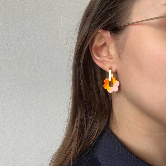 Pampilles Camélia dégradées